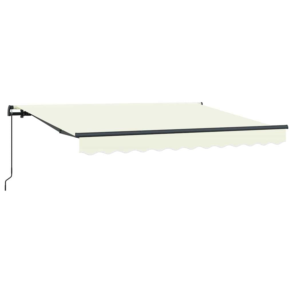 Vidaxl inklapbaar zonnescherm crème 250 x 200 cm stof