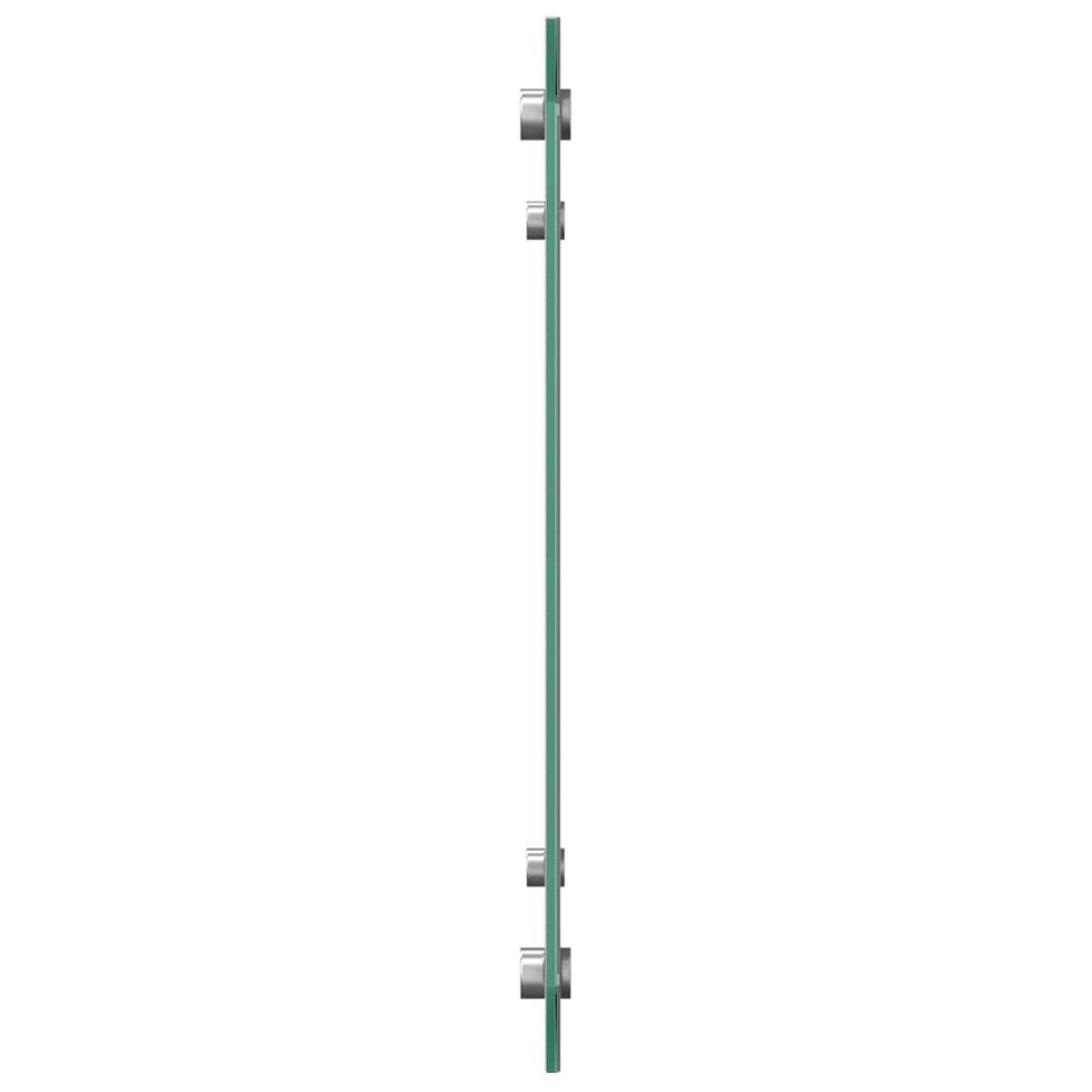 Vidaxl keuken spatscherm lichtgrijs 80 x 40 cm gehard glas