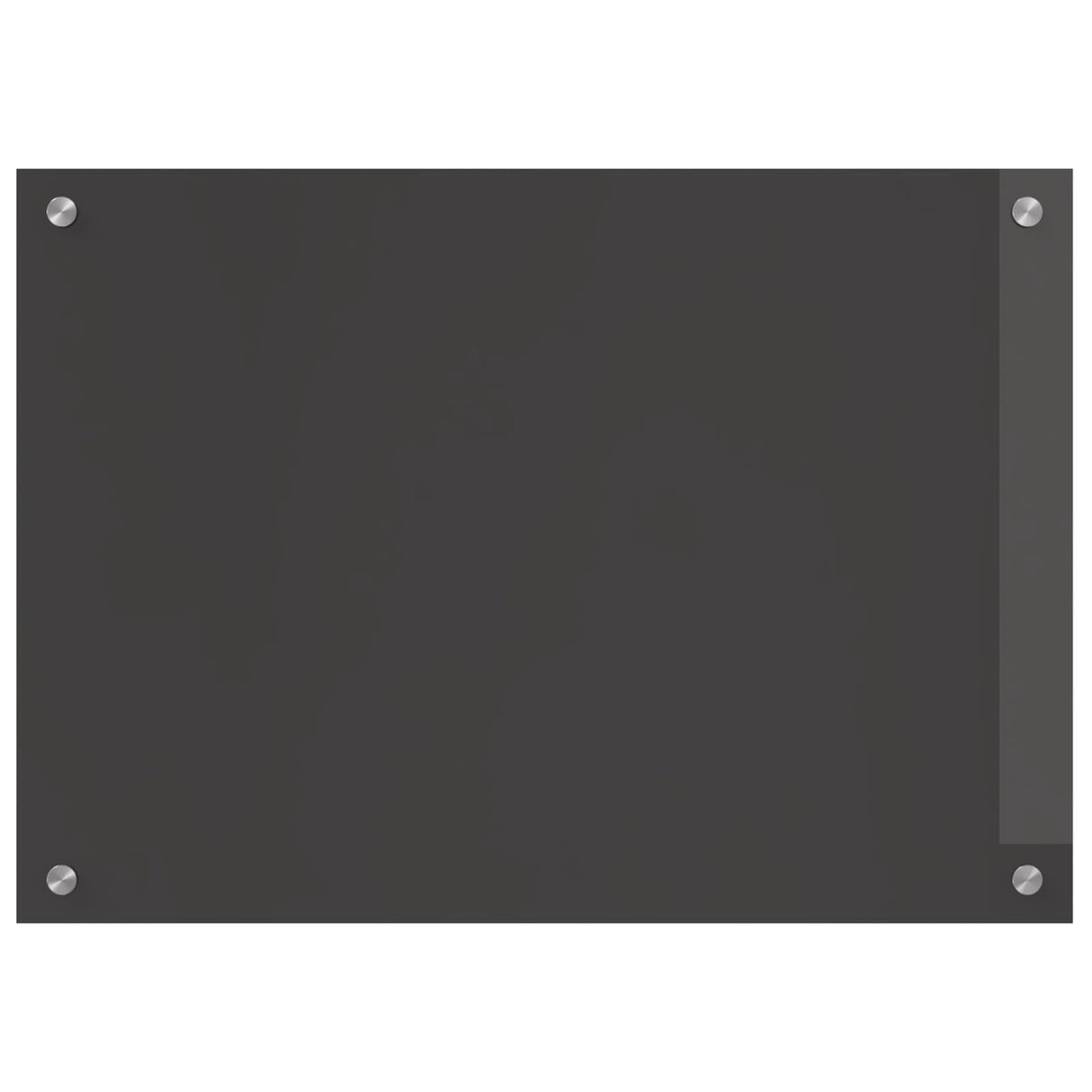 Vidaxl keuken spatscherm donkergrijs 70 x 50 cm gehard glas