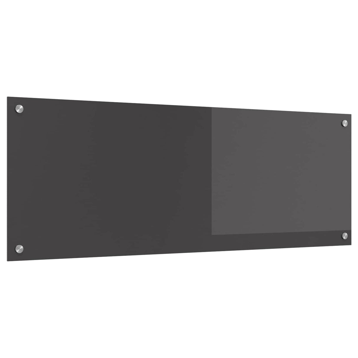Vidaxl keuken spatscherm donkergrijs 110 x 40 cm gehard glas