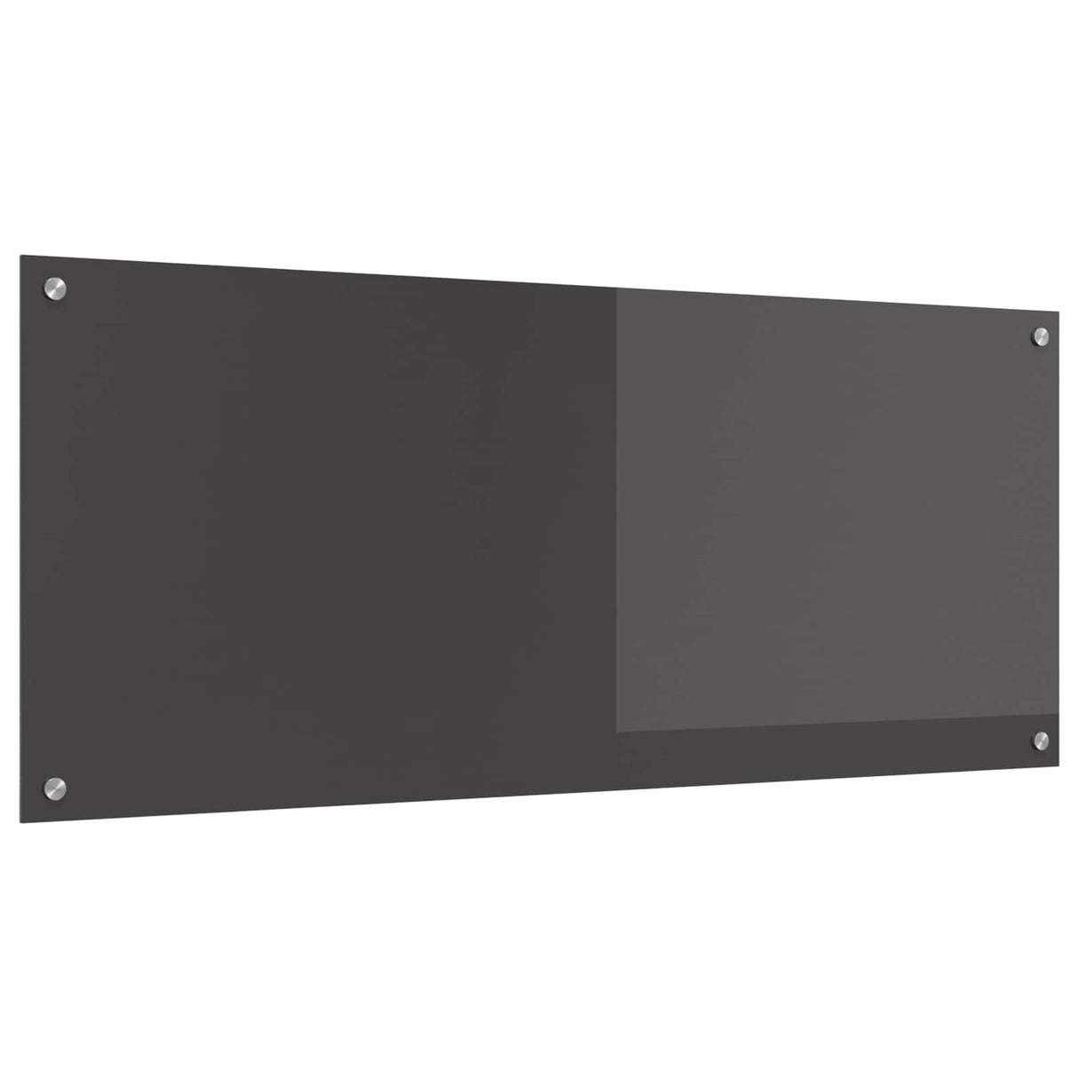 Vidaxl keuken spatscherm donkergrijs 120 x 50 cm gehard glas