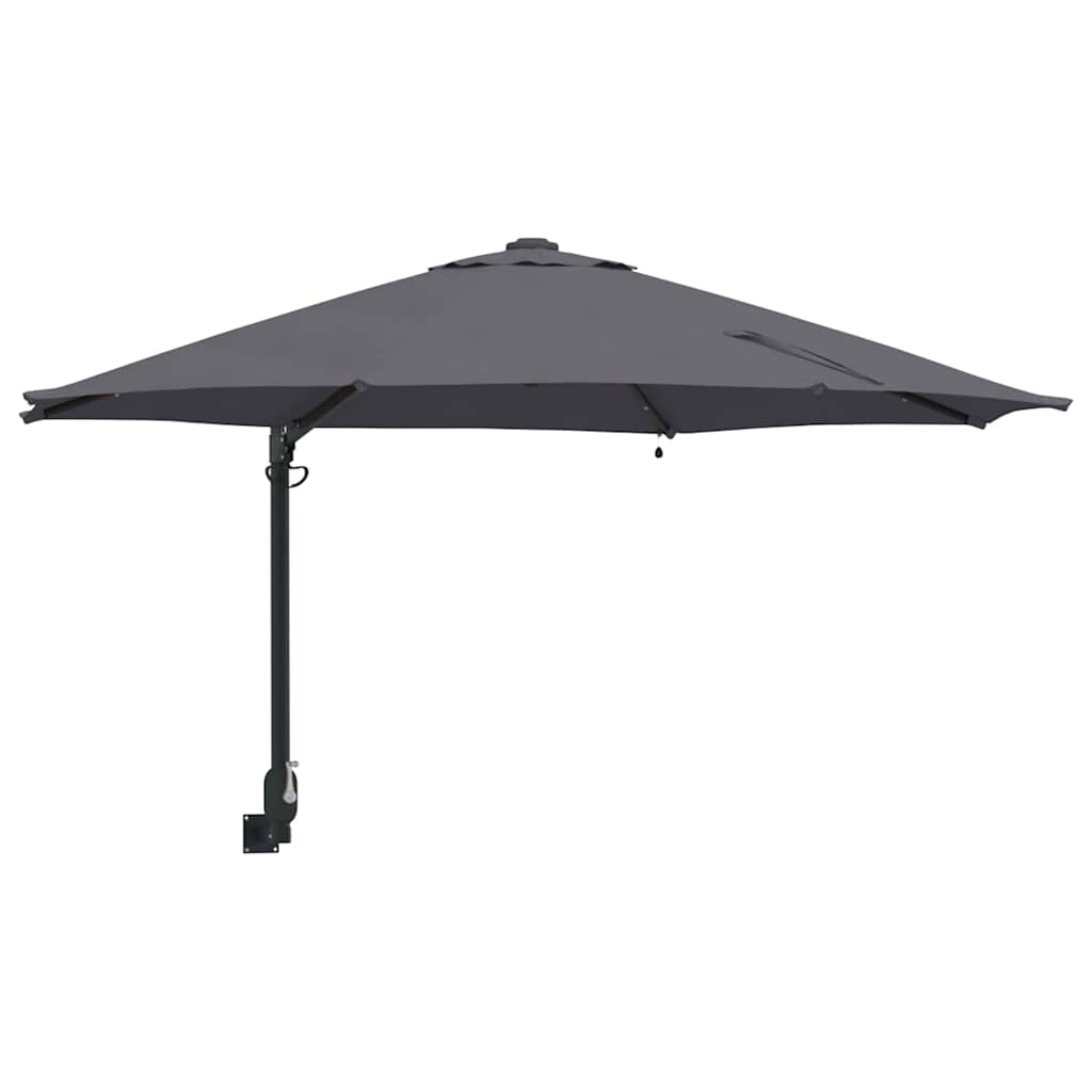 Vidaxl tuinparasol antraciet 248 x 248 x 148 cm polyester en staal