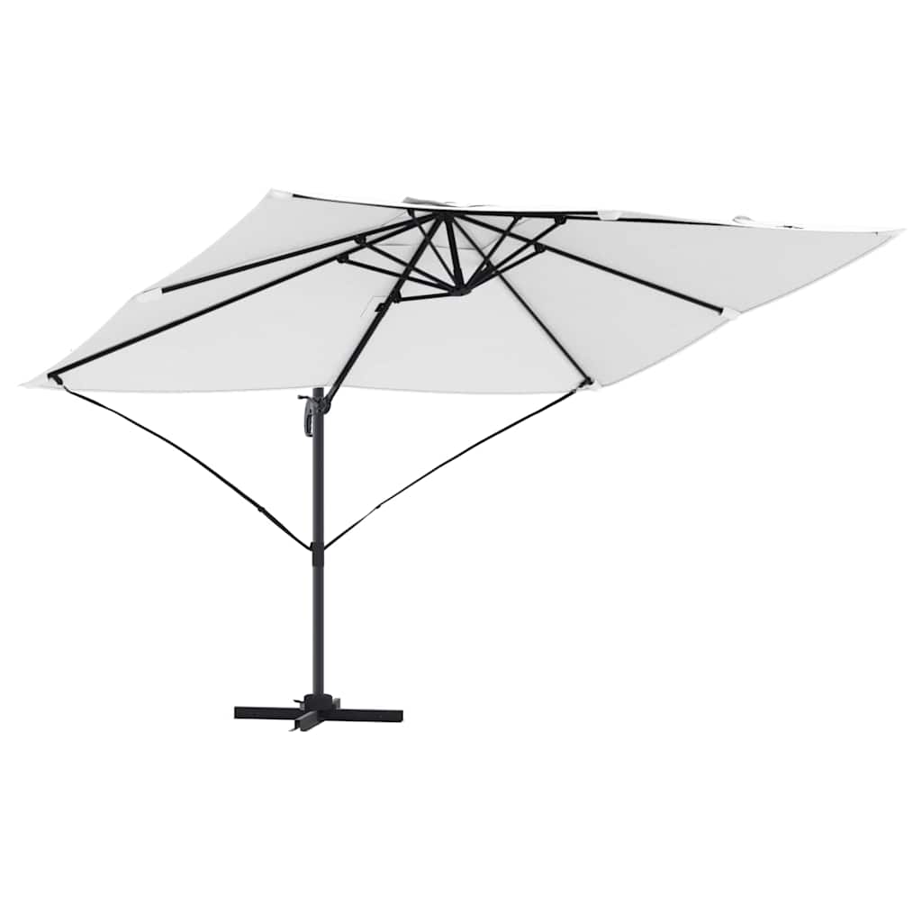 Vidaxl parasol zand 351 x 250 x 260 cm polyester en aluminium
