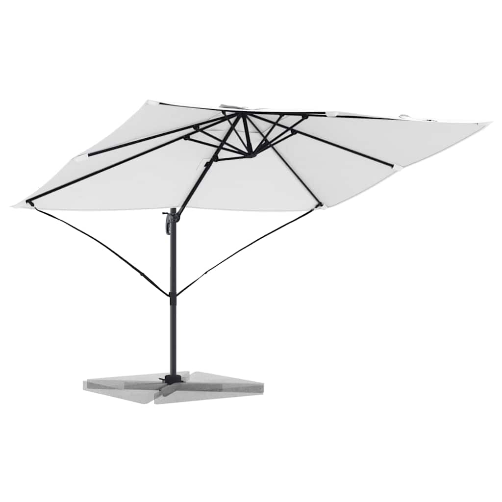 Vidaxl parasol zand 351 x 250 x 260 cm polyester en aluminium