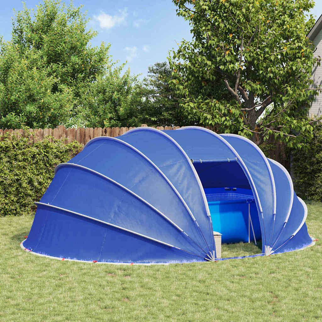 Vidaxl zwembad tent koepel groen 538 x 440 x 204 cm