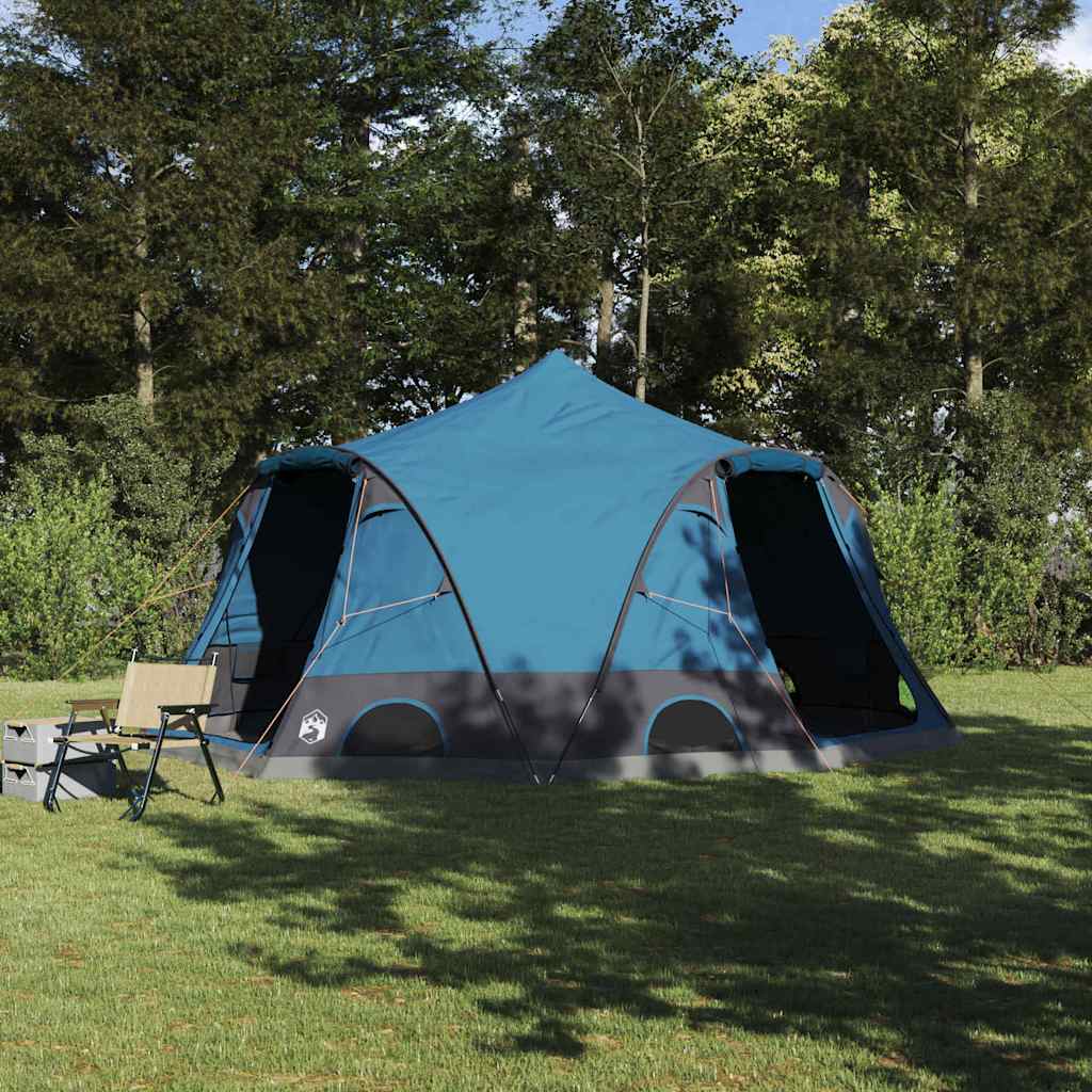Vidaxl koepeltent met dak met opslag blauw 505 x 450 x 248 cm