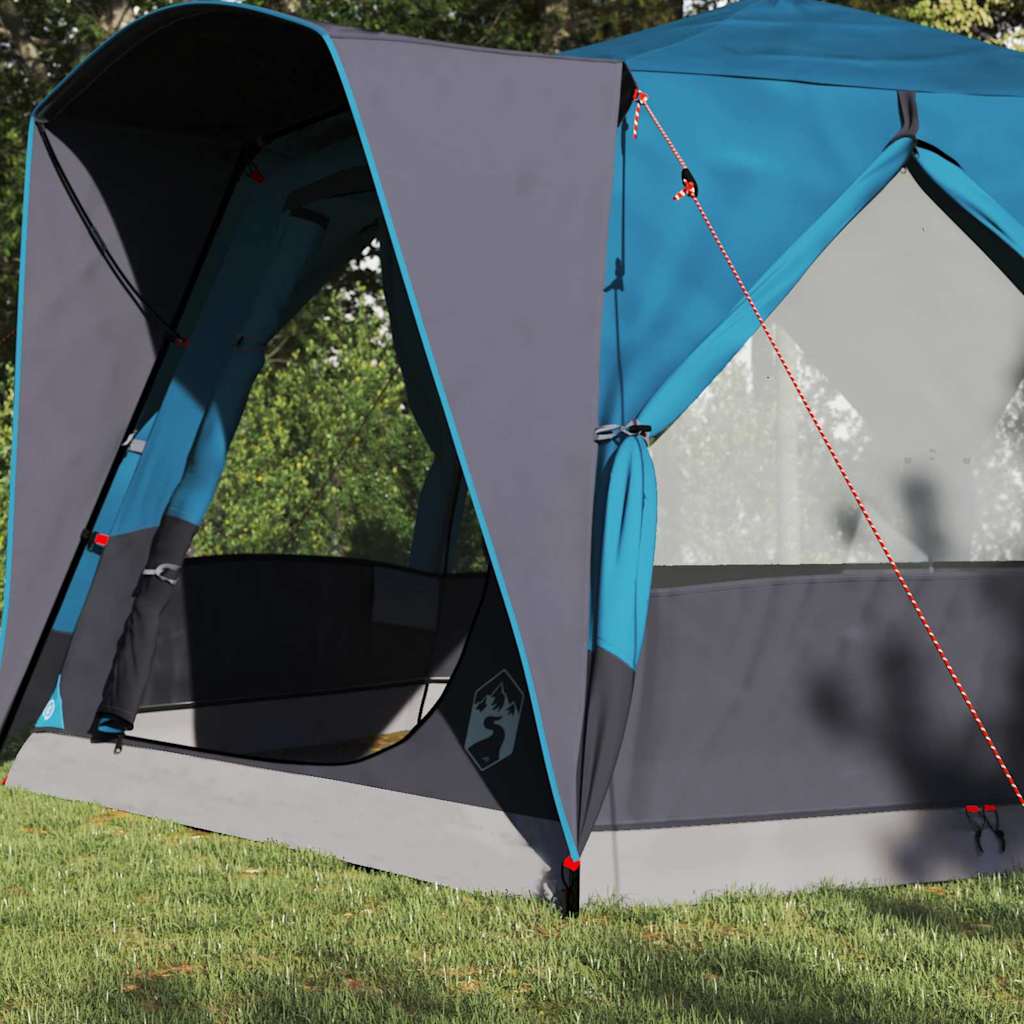 Vidaxl huisje tent met dak blauw en grijs 333 x 317 x 194 cm