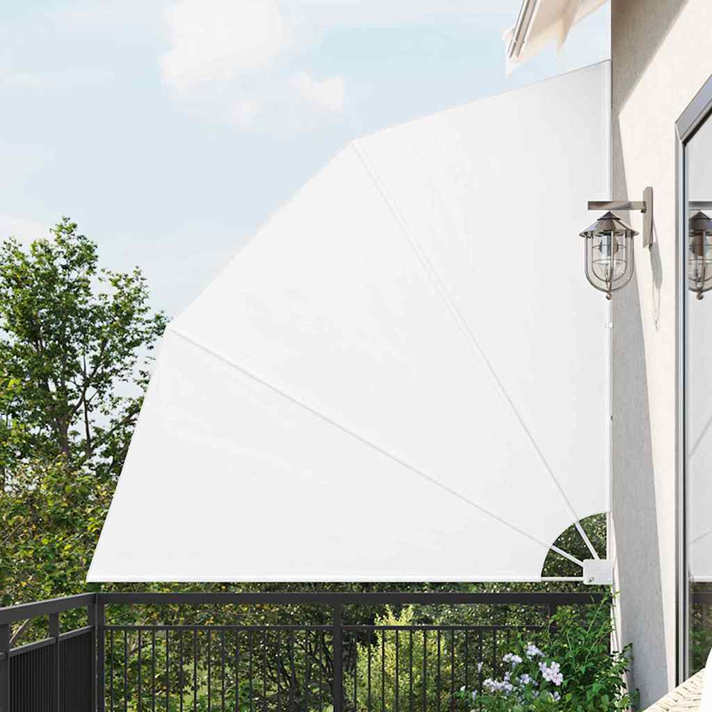 Vidaxl balkon privacy scherm wit 210 x 210 cm polyester