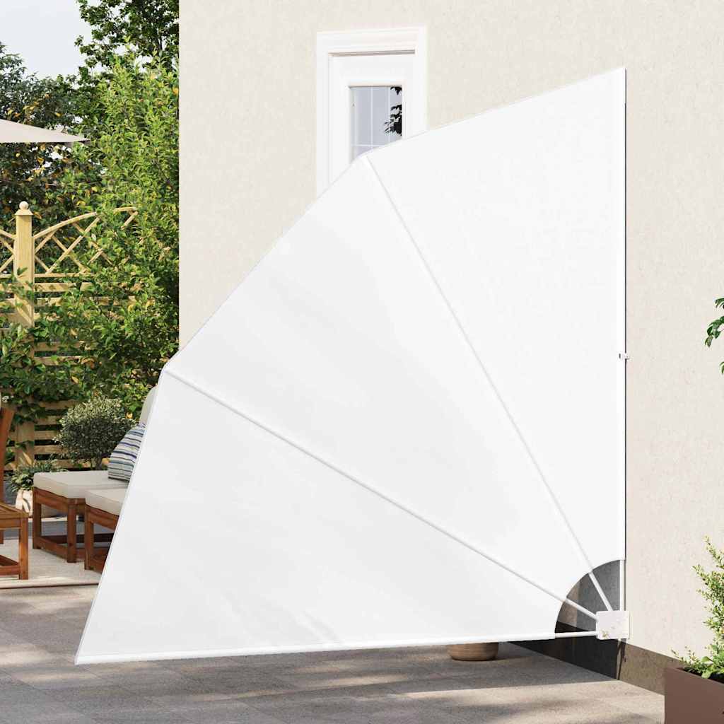 Vidaxl balkon privacy scherm wit 210 x 210 cm polyester