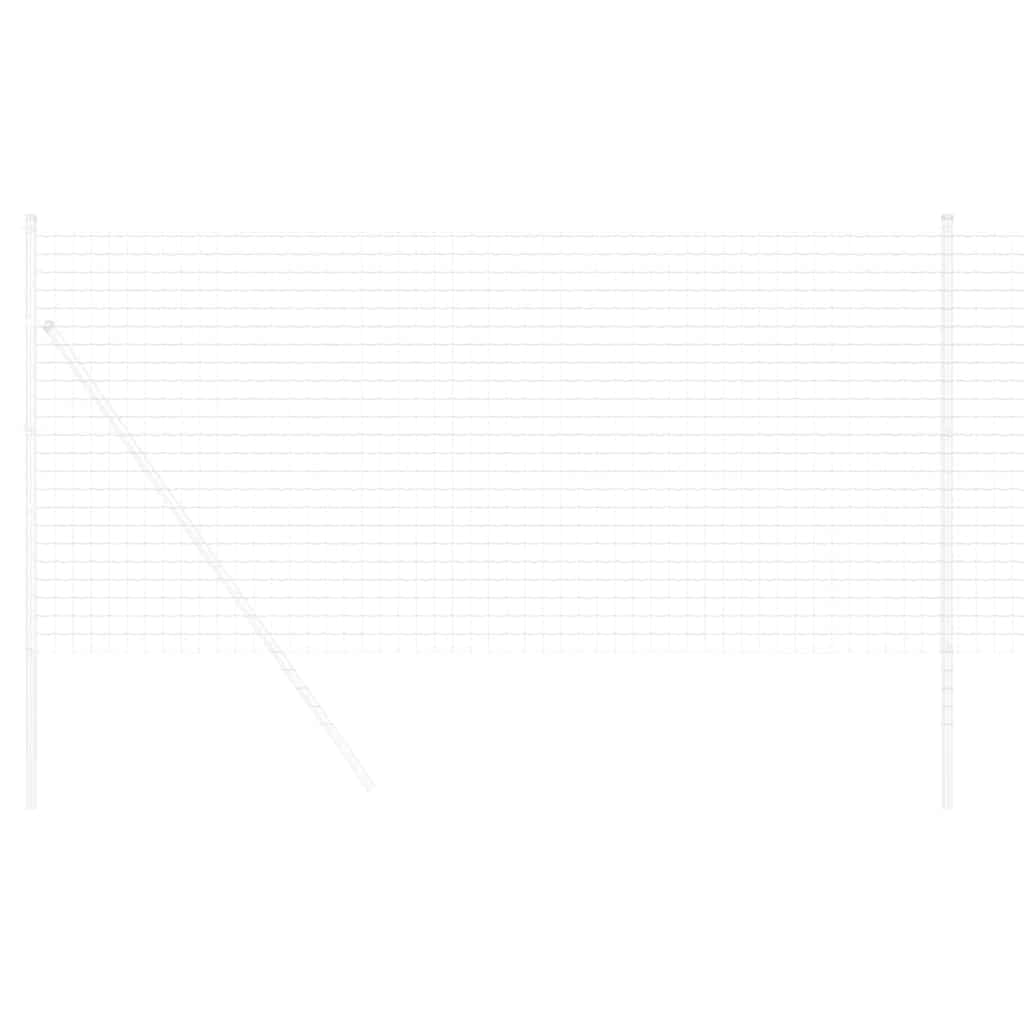 Vidaxl euro hek 1,4 x 10 m pvc-gecoat ijzer