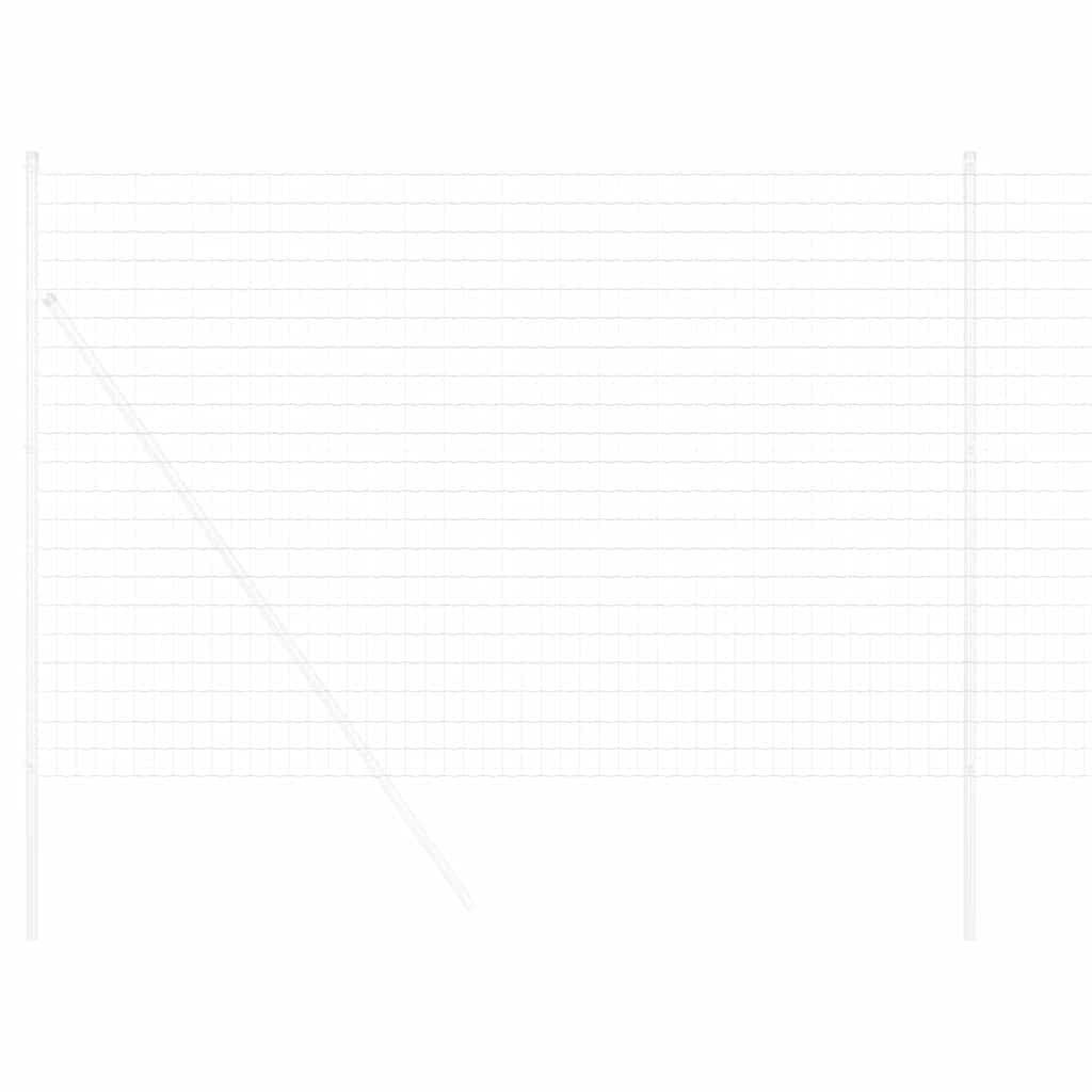 Vidaxl euro hek 1,6 x 10 m pvc-gecoat ijzer