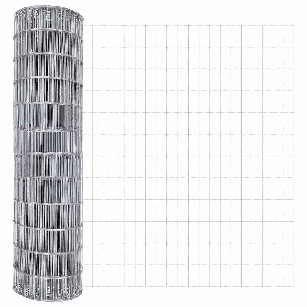 Vidaxl euro hek 1,6 x 10 m pvc-gecoat ijzer