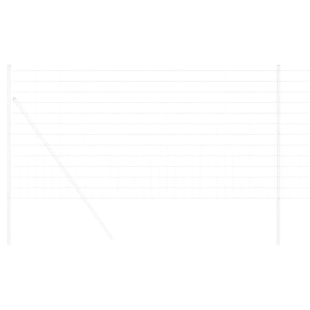 Vidaxl euro hek 1 x 25 m pvc-gecoat ijzer