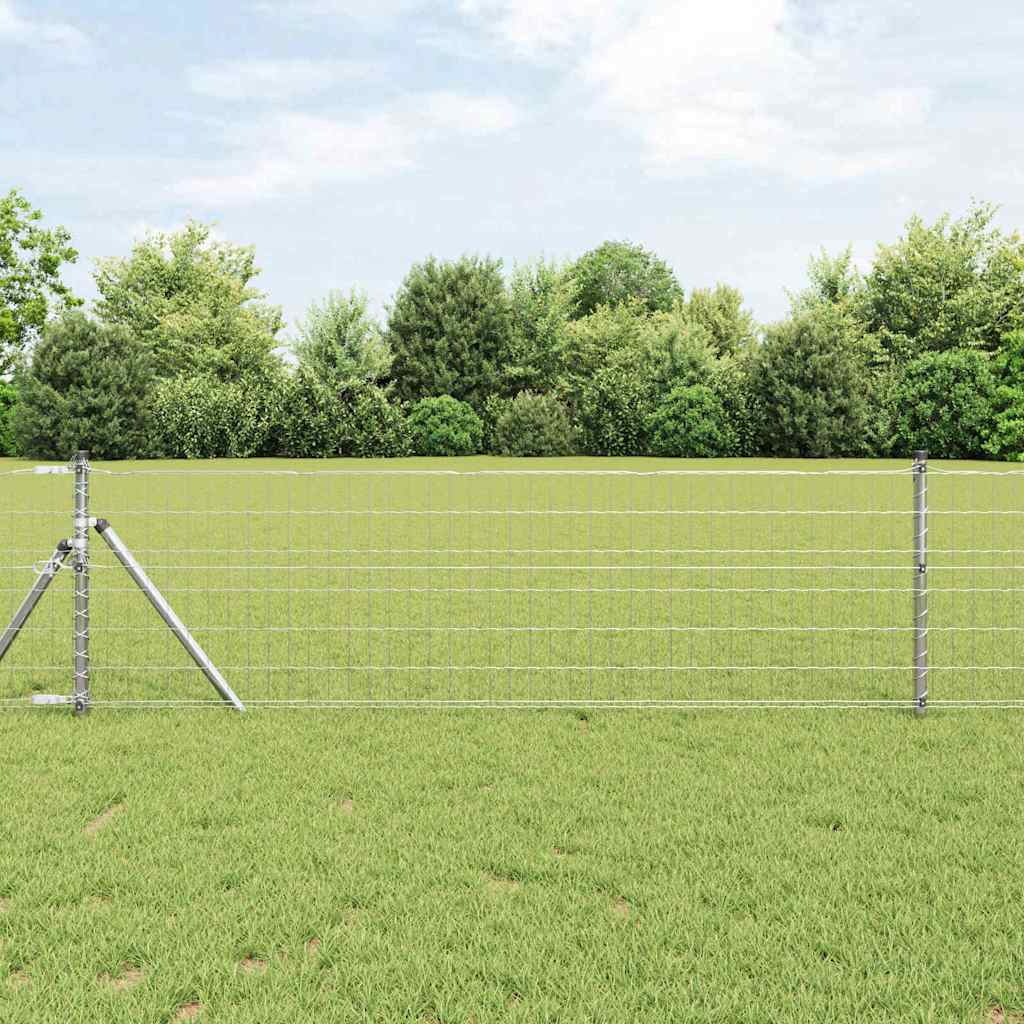 Vidaxl euro hek 0,6 x 50 m pvc-gecoat ijzer