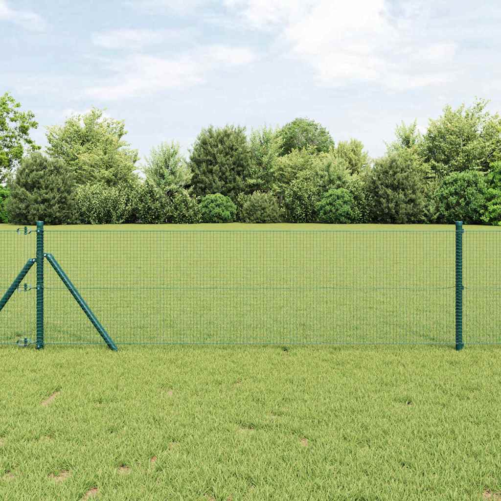 Vidaxl gelaste draadhek groen 0.8 x 100 m