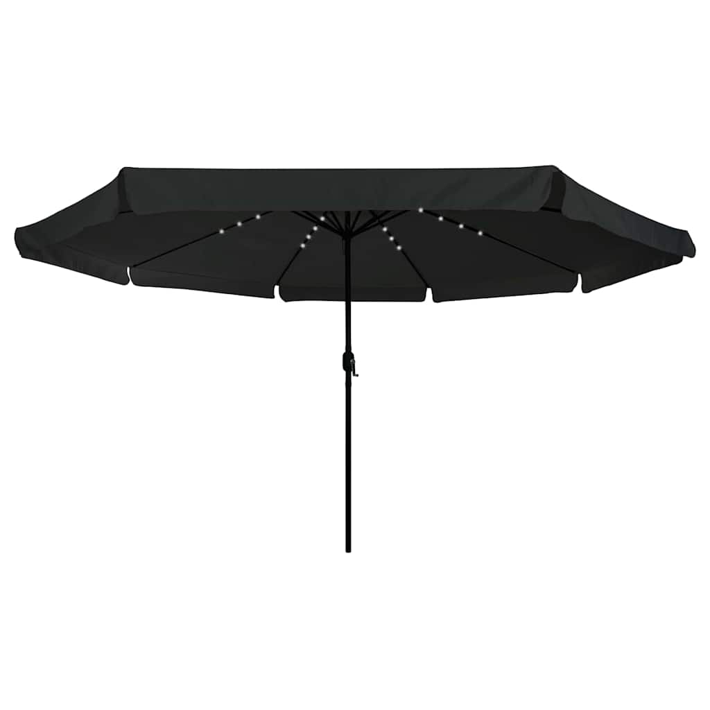 Vidaxl tuinparasol zwart 395 x 395 x 245 cm polyester