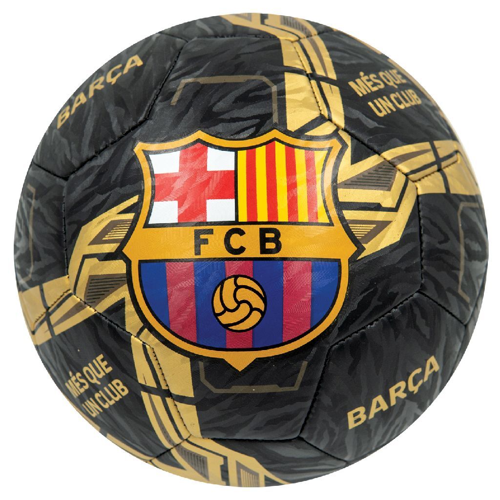 Ballon de football autres marques FC Barcelone Lightning taille 5 noir or