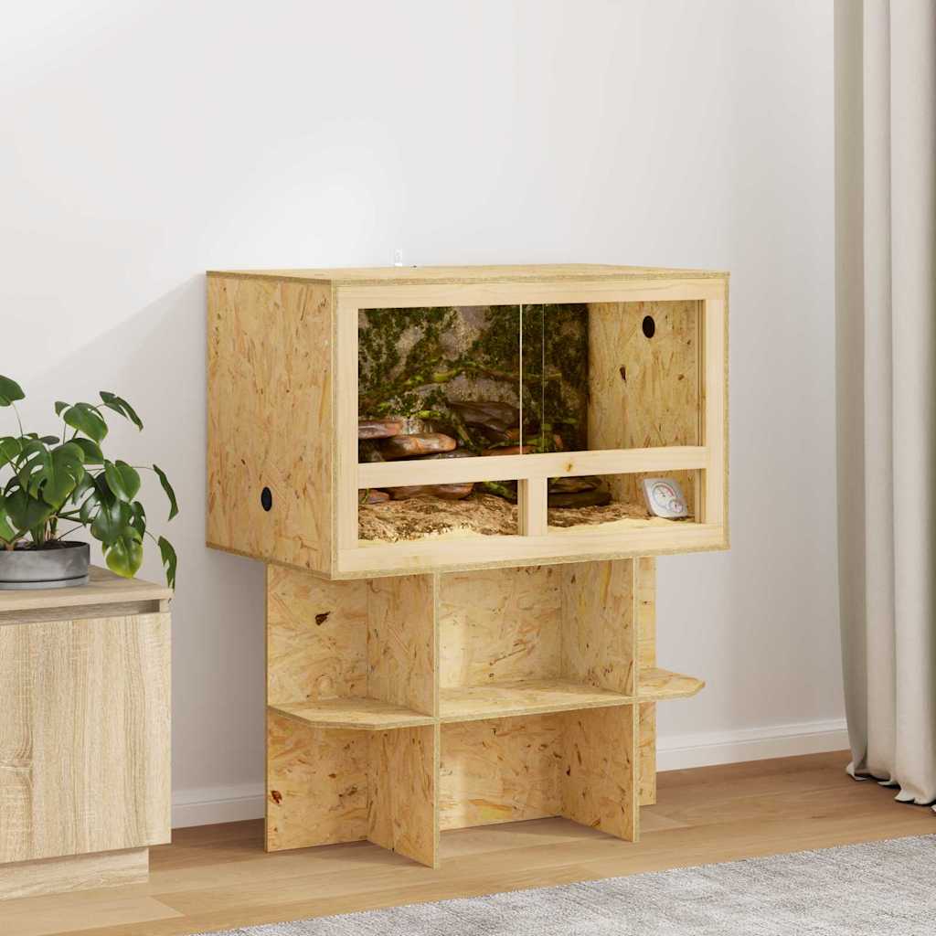 Vidaxl terrarium bruin 80 x 50 x 100 cm osb