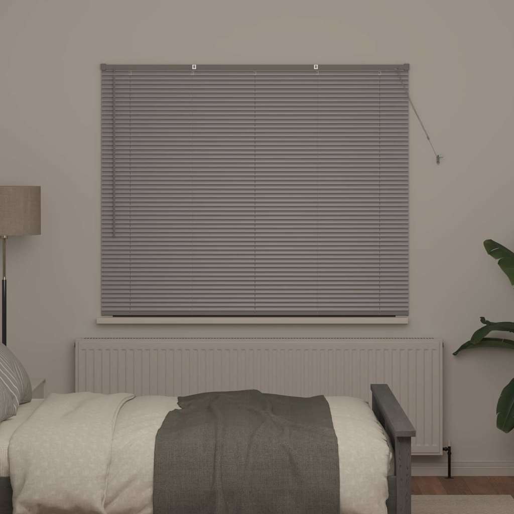 Vidaxl venetiaanse jaloezieën zilver 130 x 155 cm aluminium