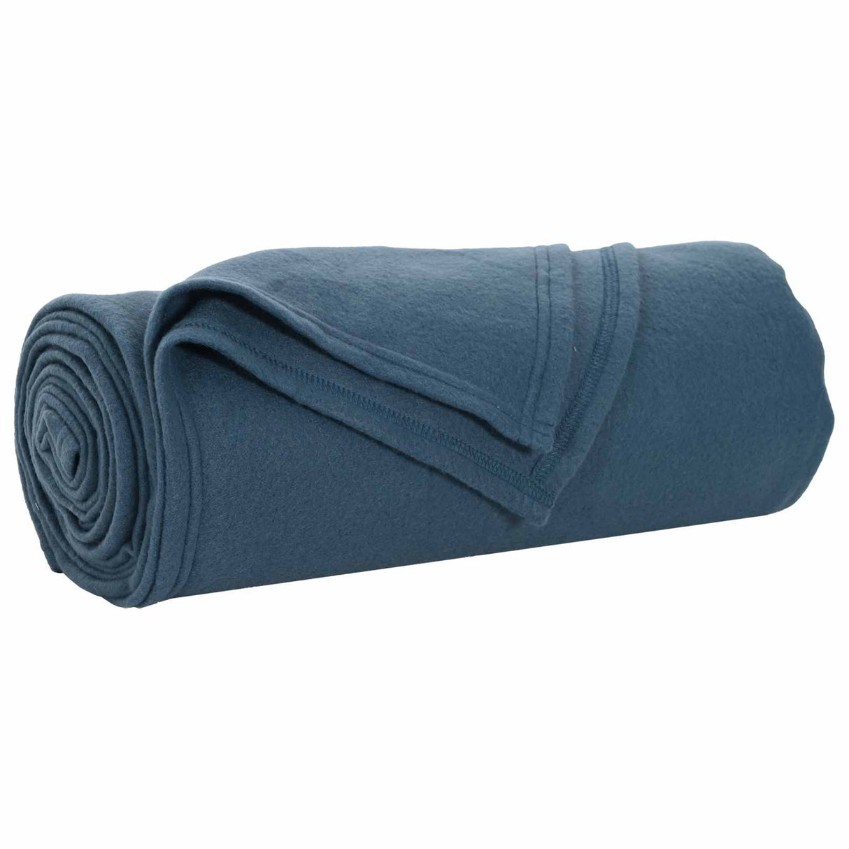 Vidaxl gooi deken marineblauw 240 x 220 cm fleece