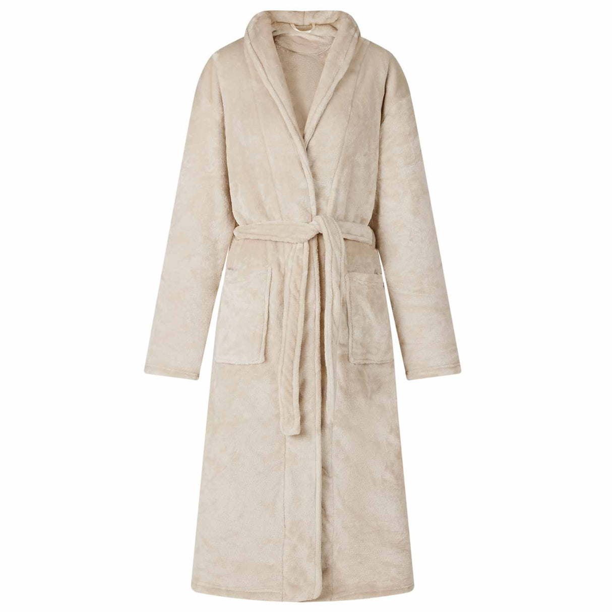 Vidaxl badjas zonder kap beige xxl flanel