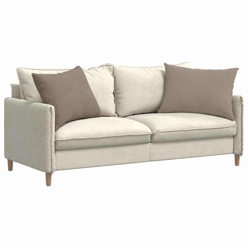 Vidaxl sofa kussens 2 stuks taupe 70 x 50 cm stof