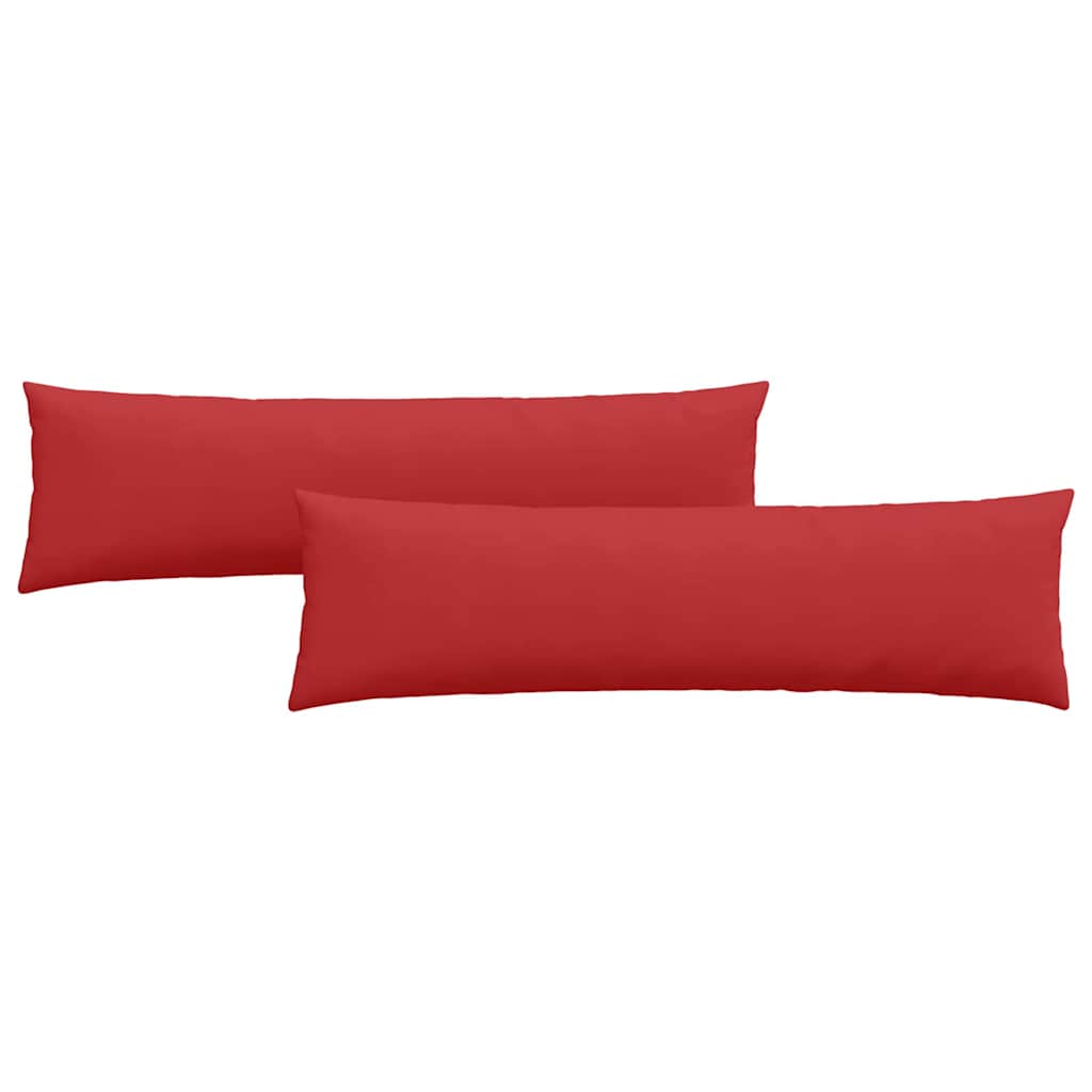 Vidaxl sofa kussens 2 pcs rood 145 x 40 cm stof