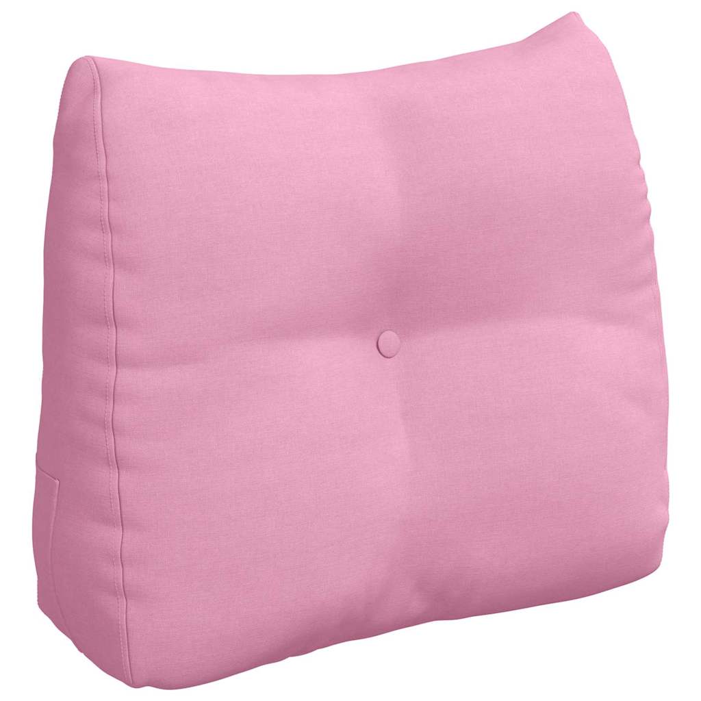 Vidaxl rugkussen roze 60 x 24 x 50 cm stof