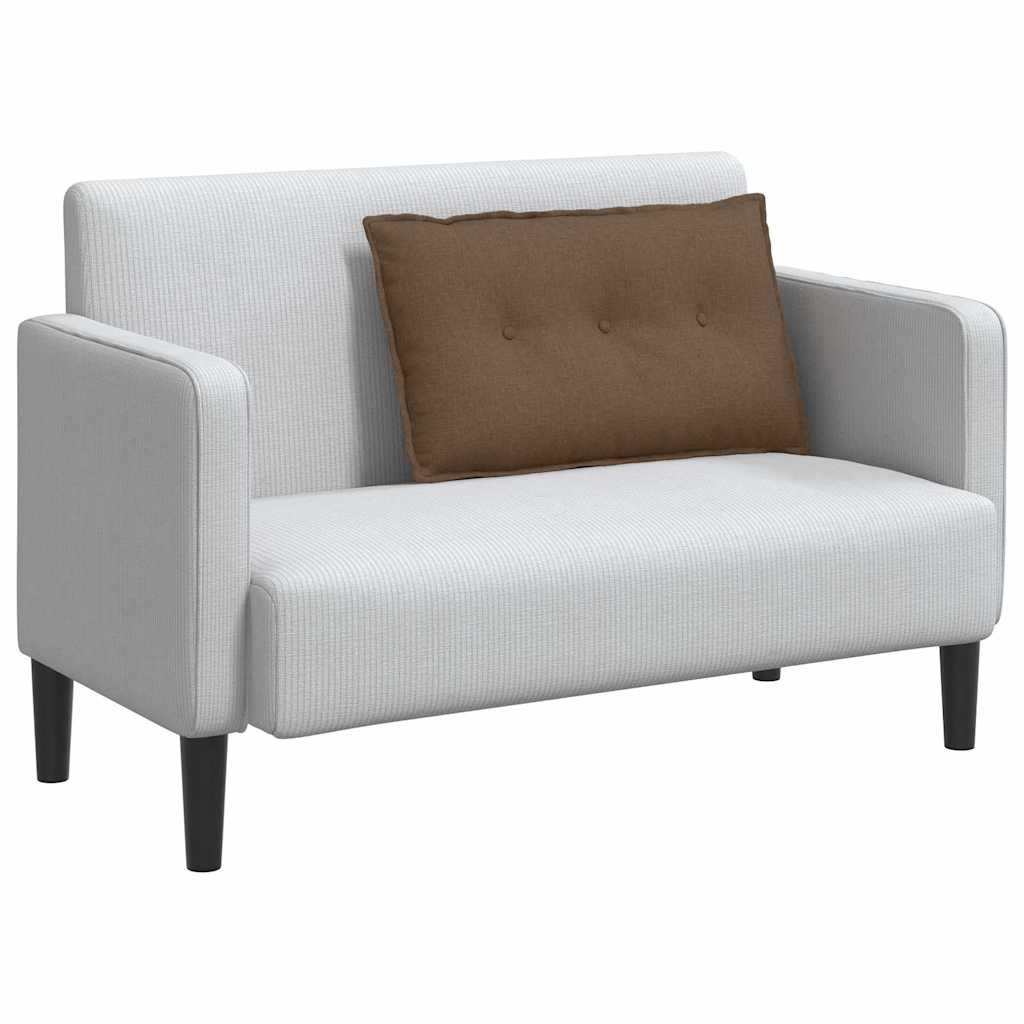 Vidaxl rugkussen bruin 80 x 19 x 50 cm stof