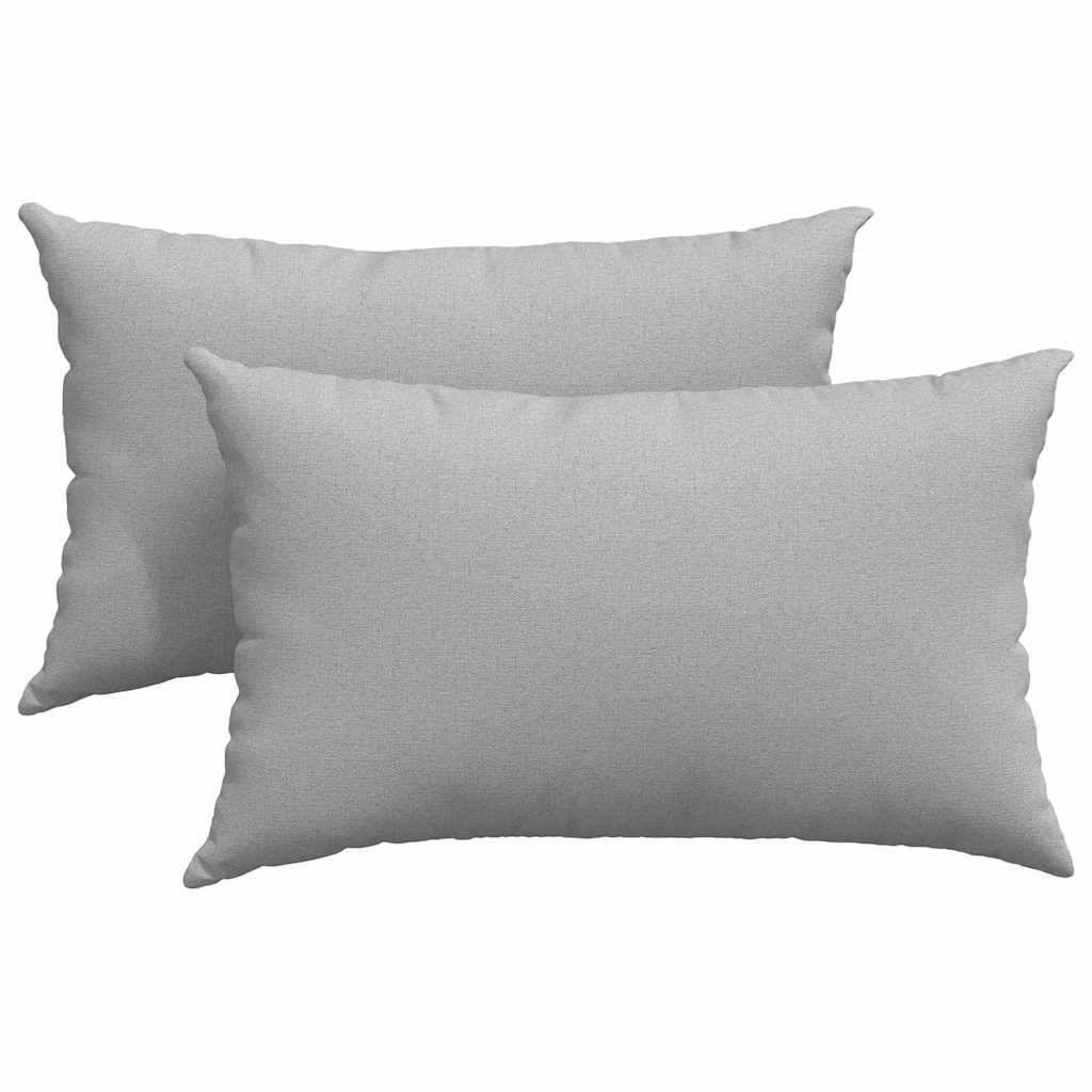Vidaxl sofa kussens 2 pcs wolkengrijs 50 x 30 cm stof