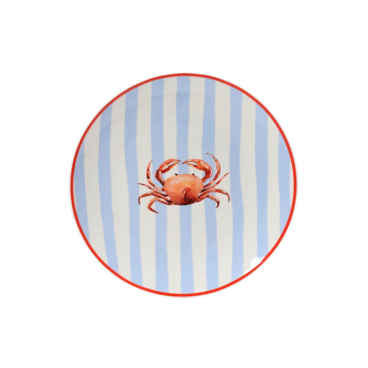 Assiette petit-déjeuner Decoris crabe porcelaine ø19,4xh2cm