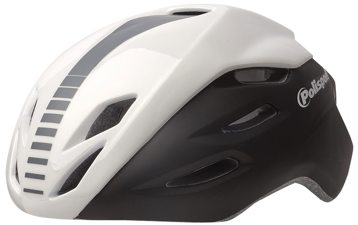 Casque de vélo de Polisport Aero M 55-58 cm noir blanc gris