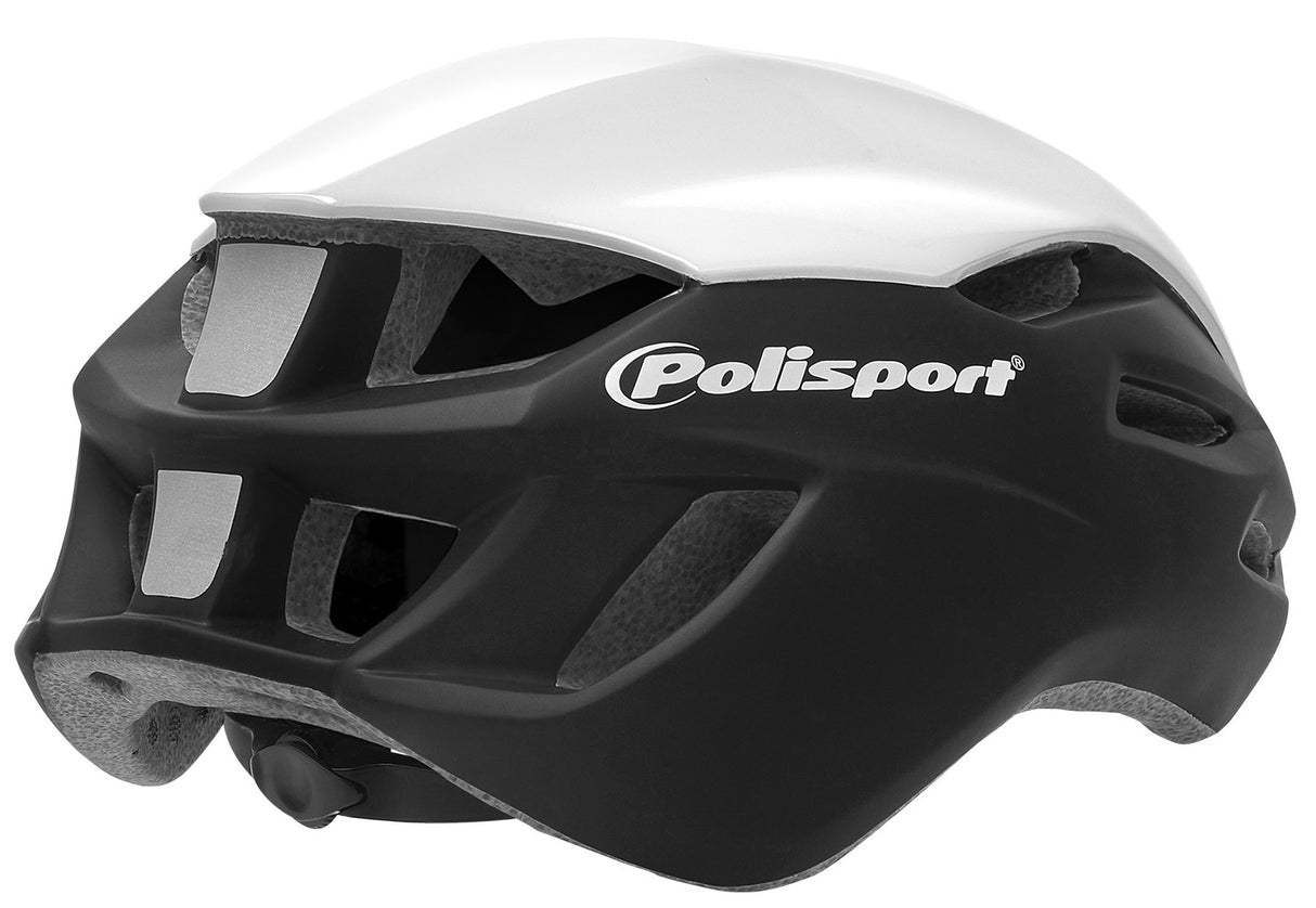 Casque de vélo de Polisport Aero M 55-58 cm noir blanc gris