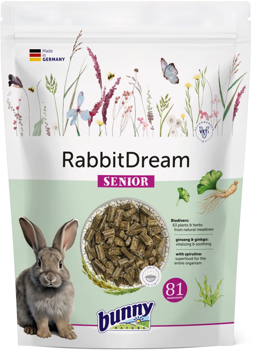 Bunny nature - lapin rêve senior - 1,5 kg