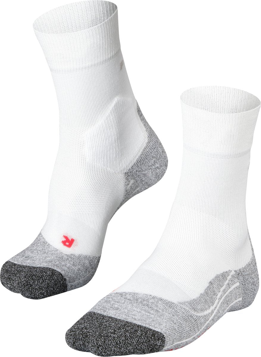 Falke ru3 anti-ampoules lyocell matériau fonctionnel chaussettes de course hommes blanc - taille 44-45
