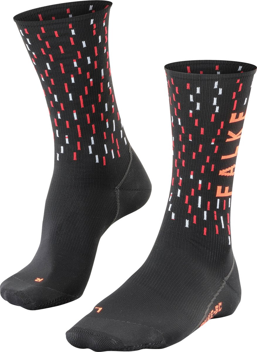 Falke bc chaussettes de cyclisme en matériau fonctionnel anti-ampoules unisexe noir - taille 37-38