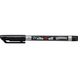 Stabilo write-4-all - marqueur permanent - fin - noir
