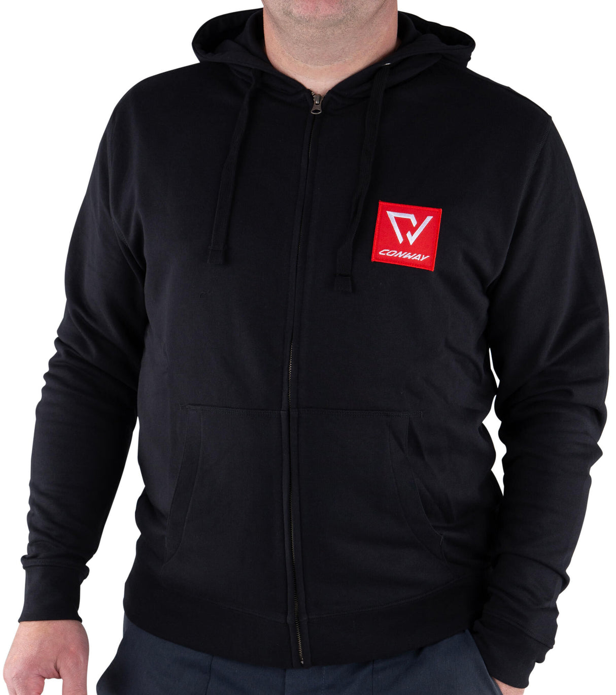 Veste pull Conway avec capuche logo sweat à capuche logo taille s noir