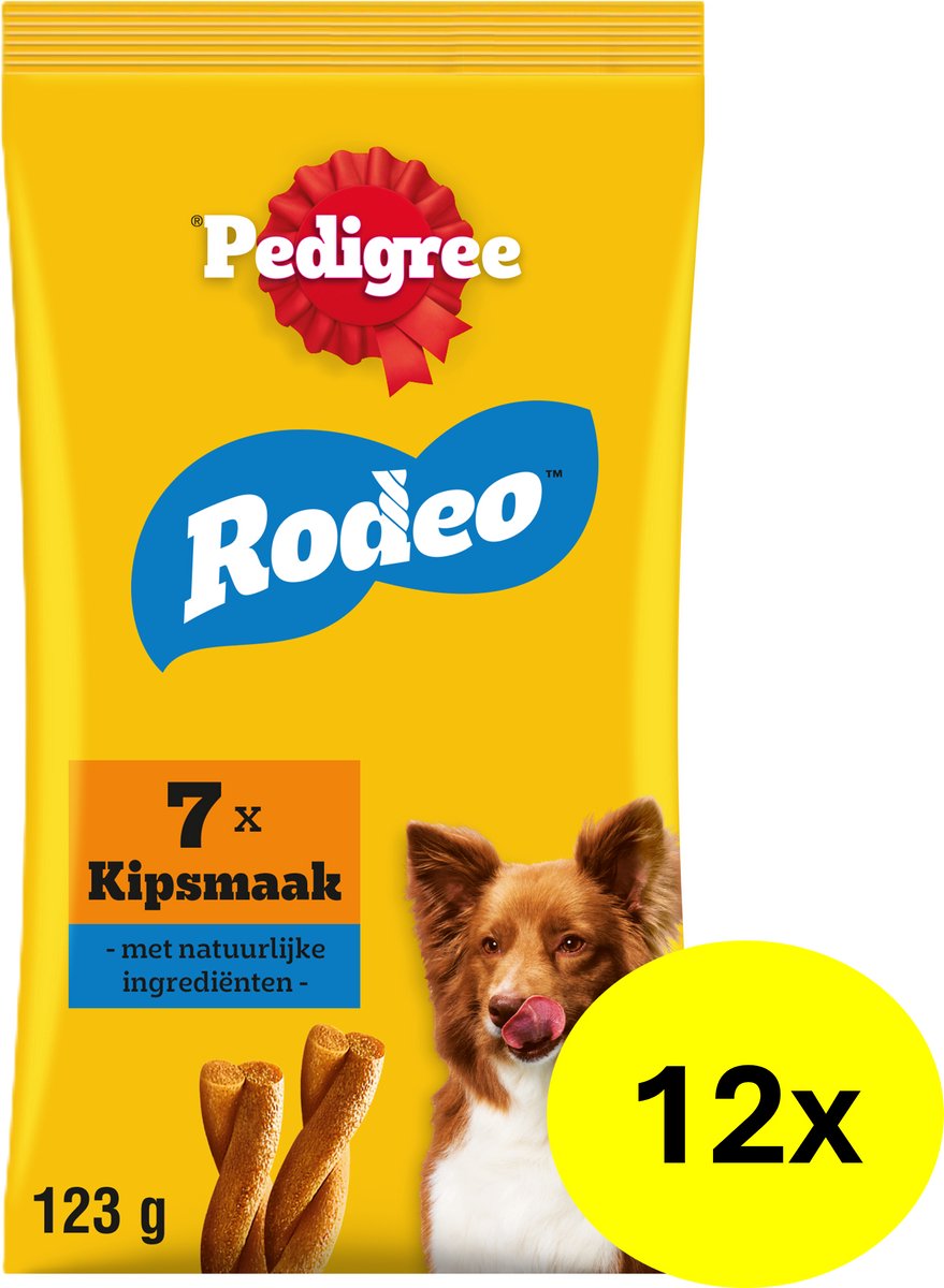 Snacks pour chiens Pedigree - rodéo - poulet - 12x7 pièces