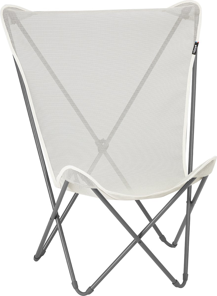 Lafuma maxi pop up - chaise papillon - pliable - seigle ii