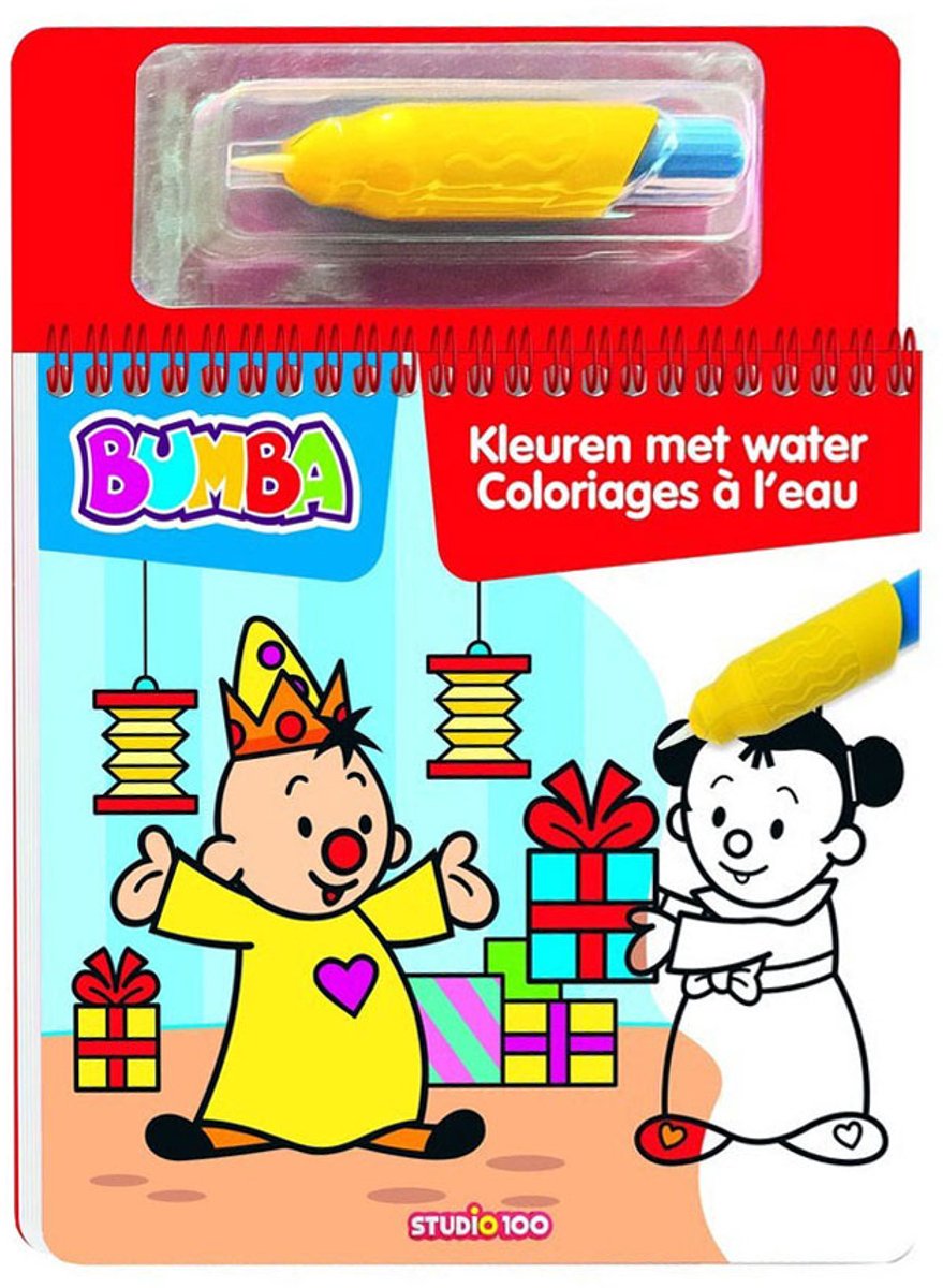Studio 100 Bumba Colorbook Couleurs avec anniversaire d'eau