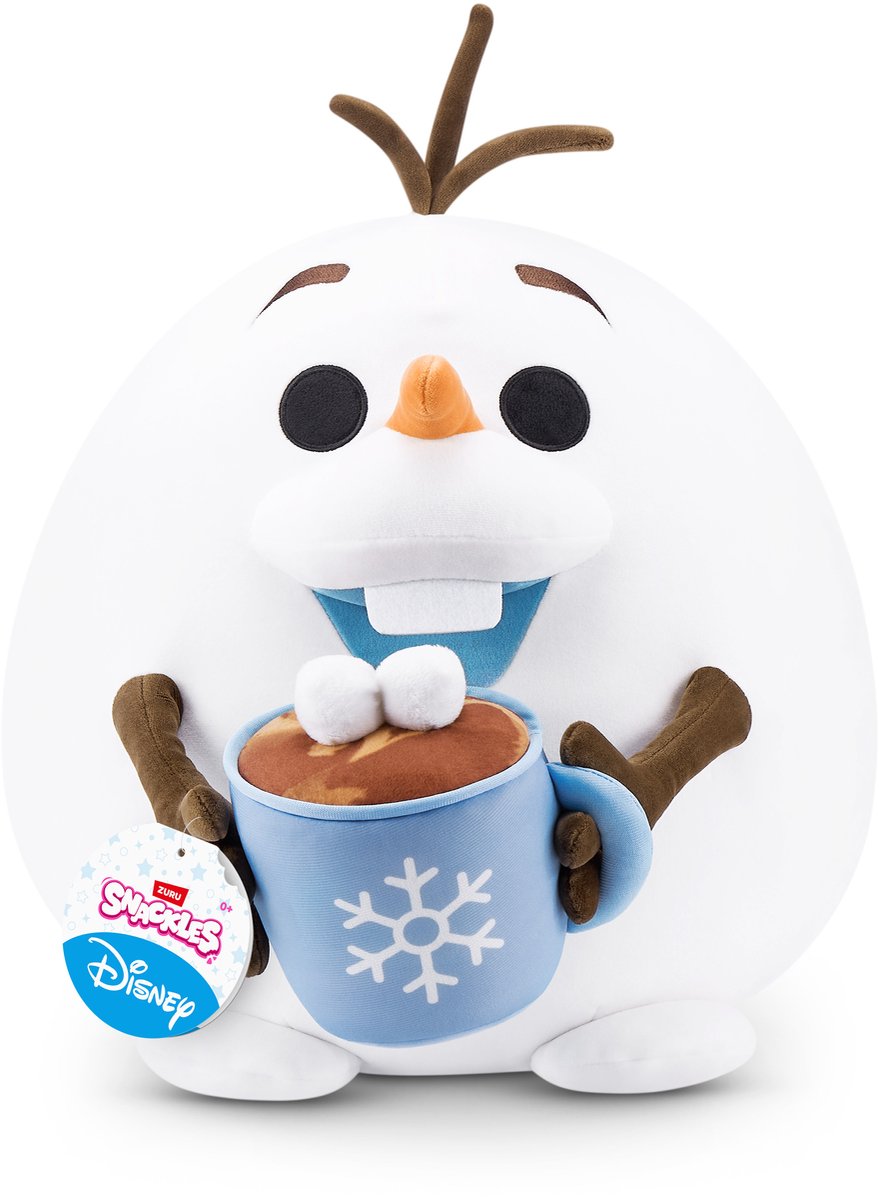 Peluche Snackles Disney de 35 cm (olaf) de zuru