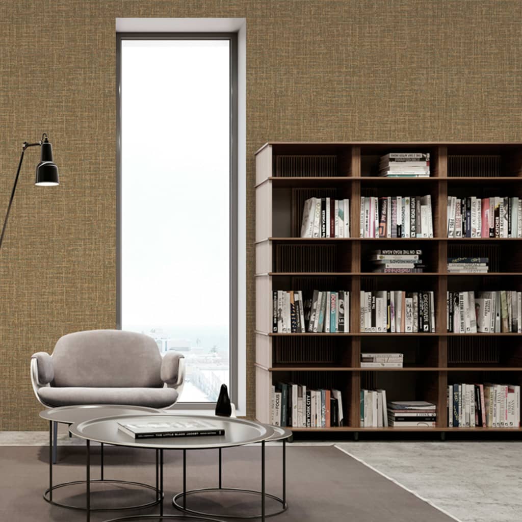 DUTCH WALLCOVERINGS DUTCH WALLCOVERINGS Papier peint Fil marron