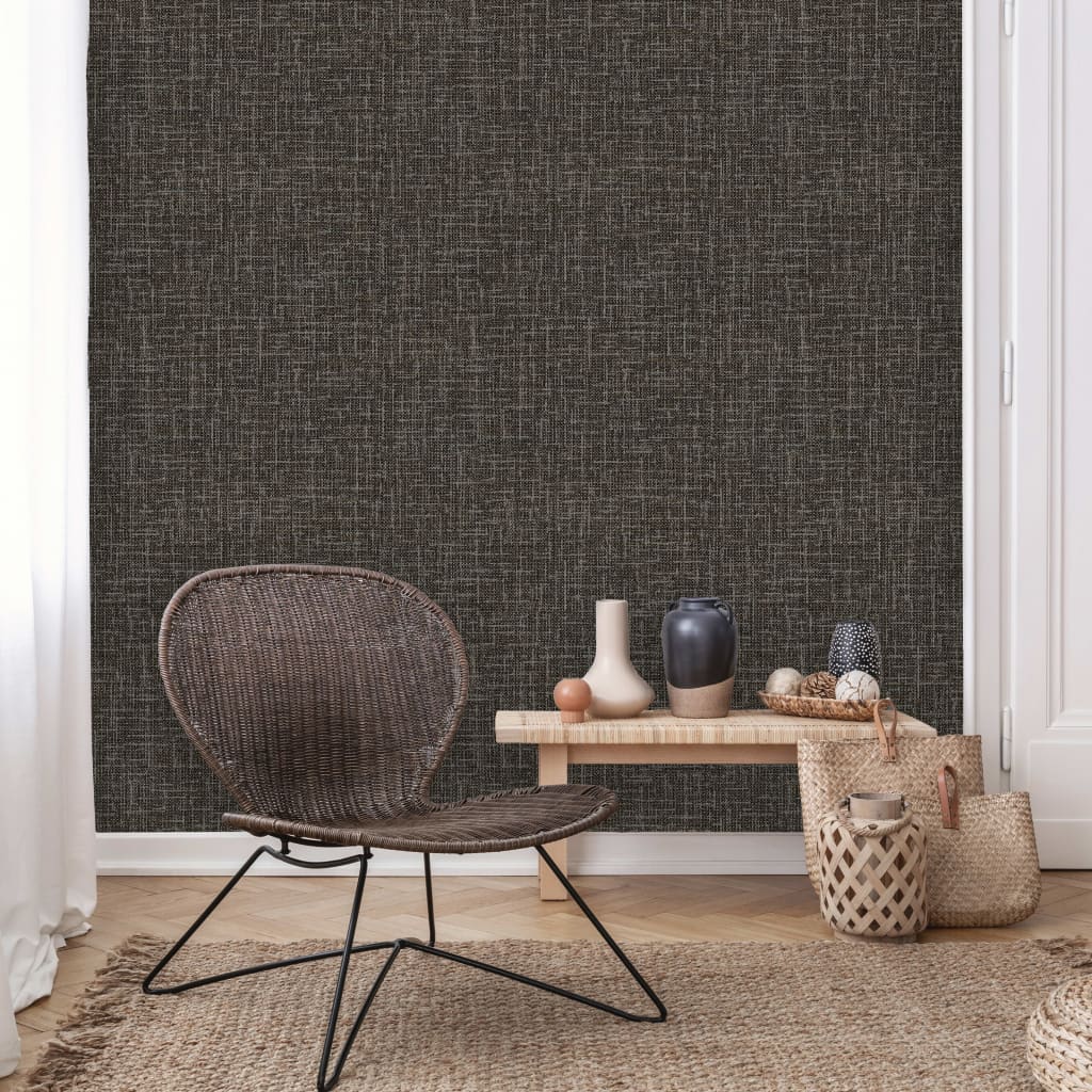 Papier peint Dutch wallcoverings fil noir