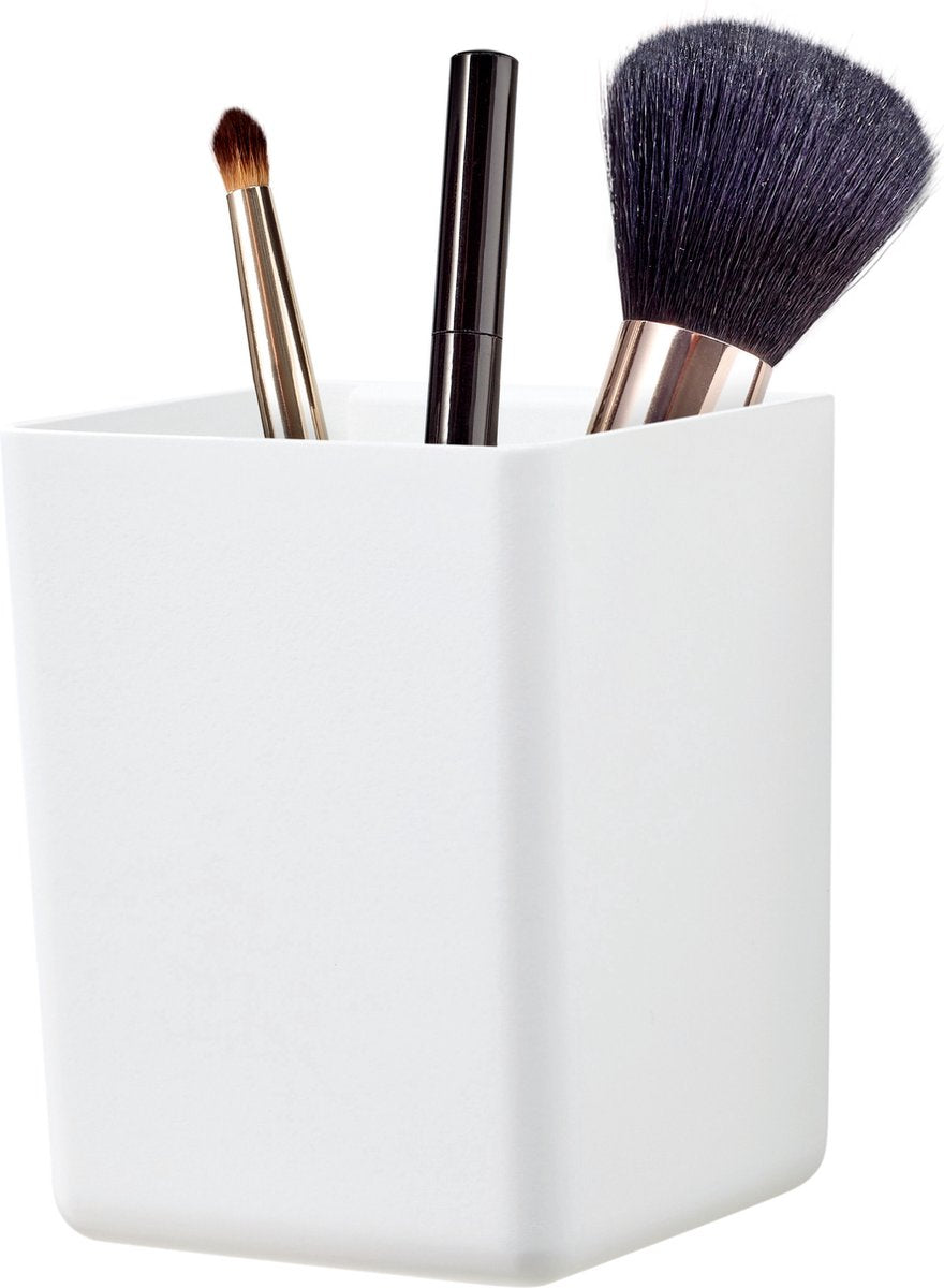 Tesa boîte de salle de bain baboo organisateur sans couvercle blanc autocollant sans perçage – 86x110x80mm