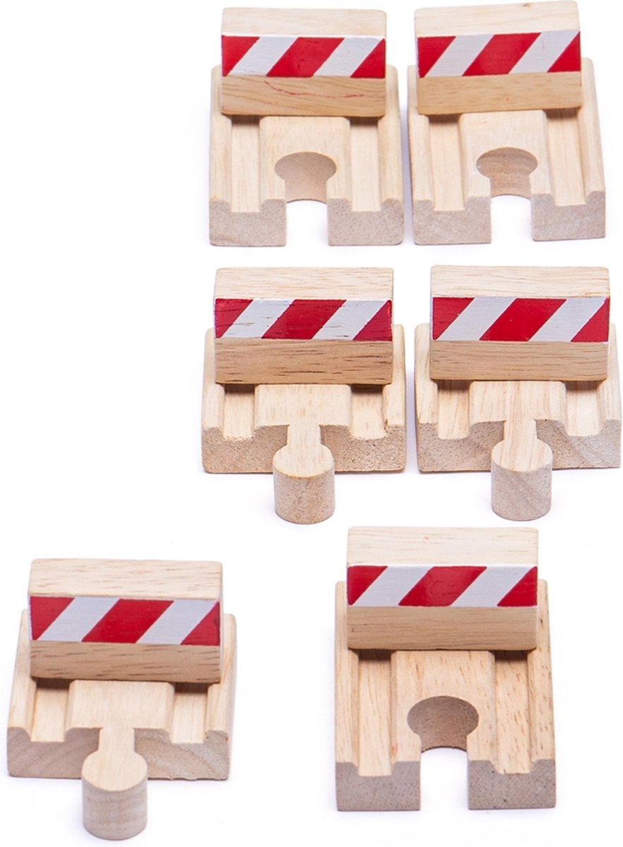 Bigjigs Wooden Rails - STURDS, 6e.