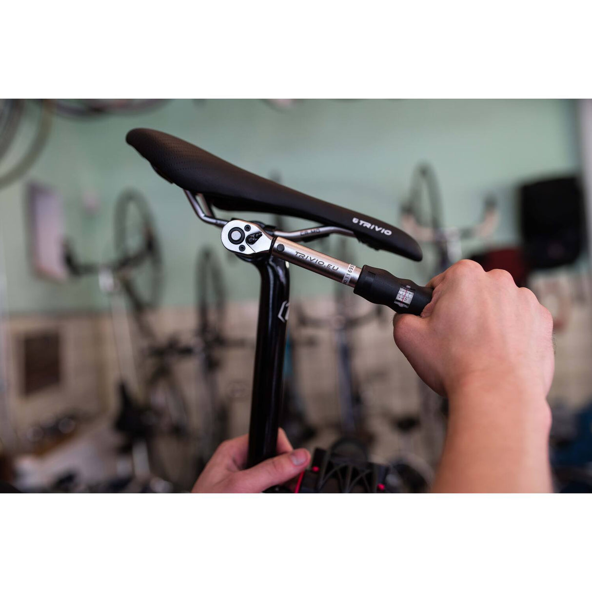 Trivio - jeu de clés dynamométriques pour outils de vélo 2-14nm 1 4 + jeu d'embouts