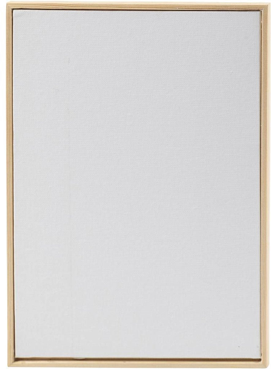 Creativ company panneau de toile avec cadre a4 280 gr blanc 10 pièces