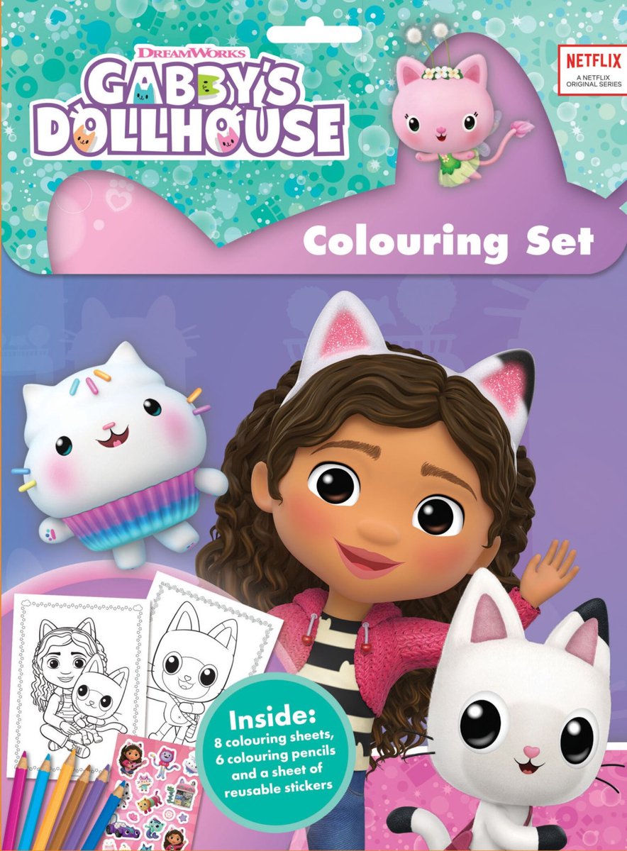 Ensemble de coloriage pour maison de poupée de Totum Gabby