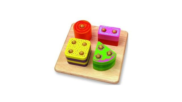 Puzzle de comptage et de formes en bois Pintoy